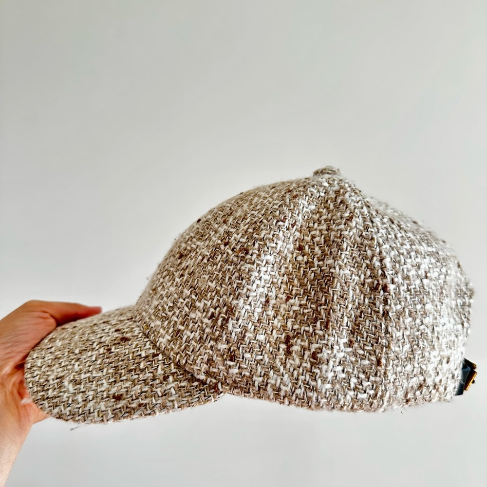 Wool Women's Hat with Leather Buckle